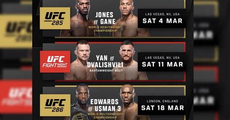 calendário ufc 2023.